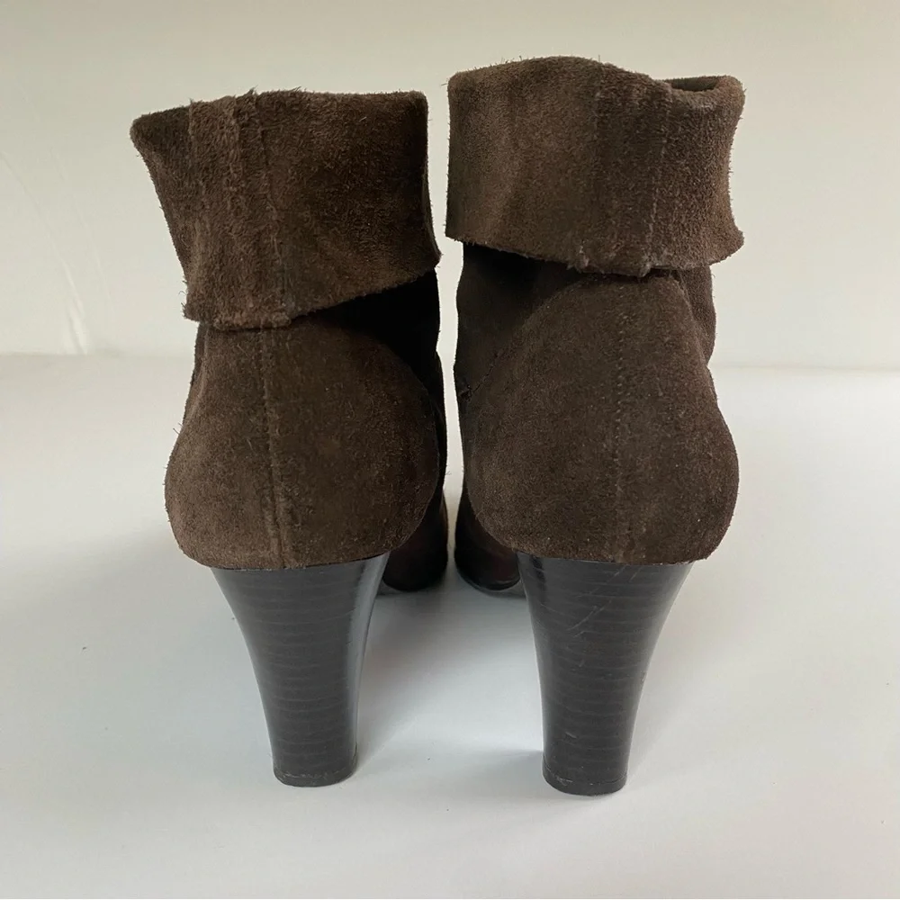 MARKON Brown Suede Ankle Boots Women’s Size  8.5 8-1/2